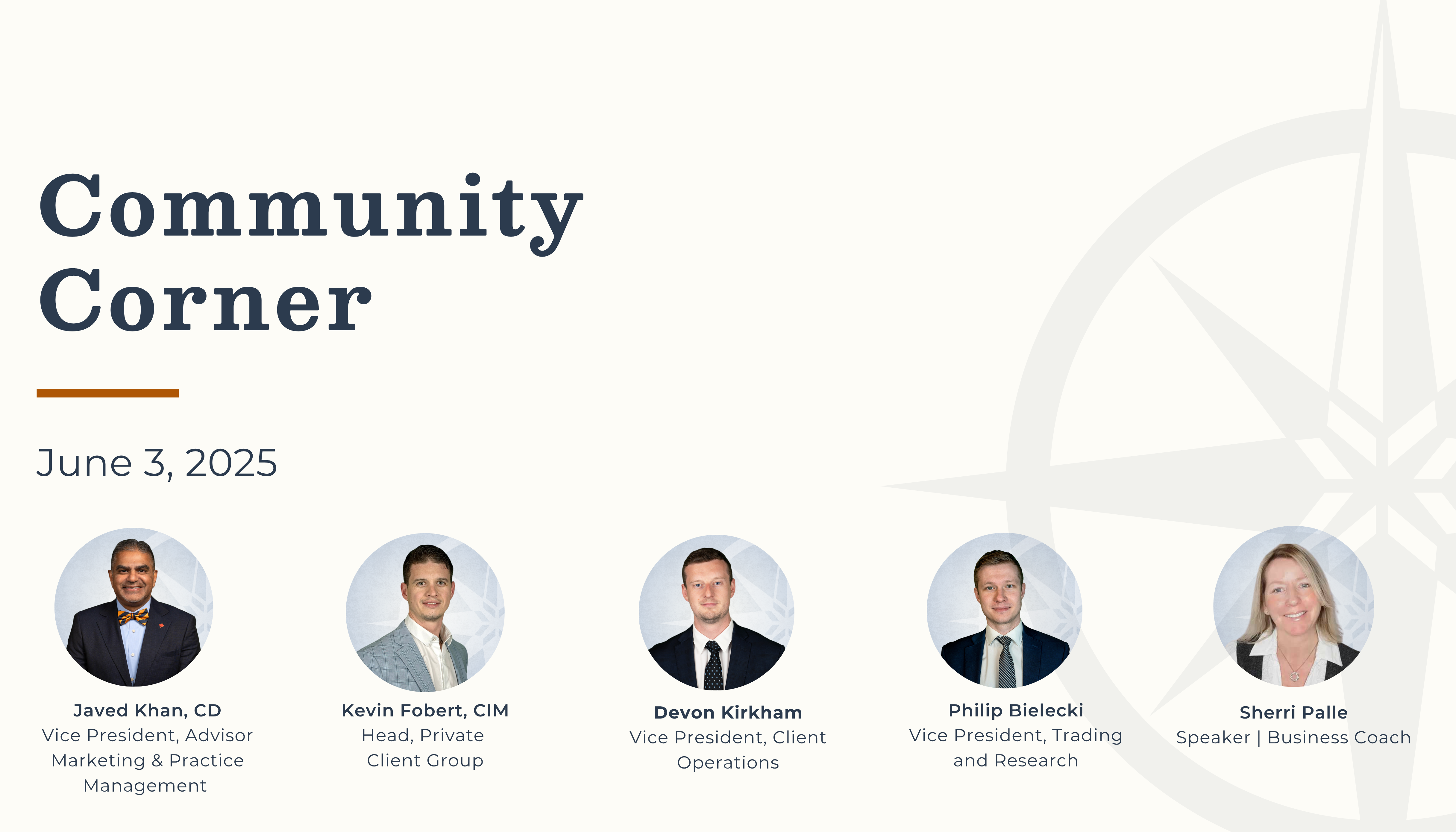 Community Corner Series Recap: June