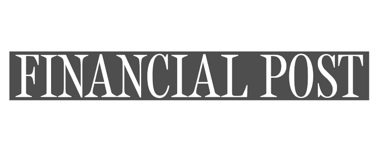 Financial Post PNG grey transparent