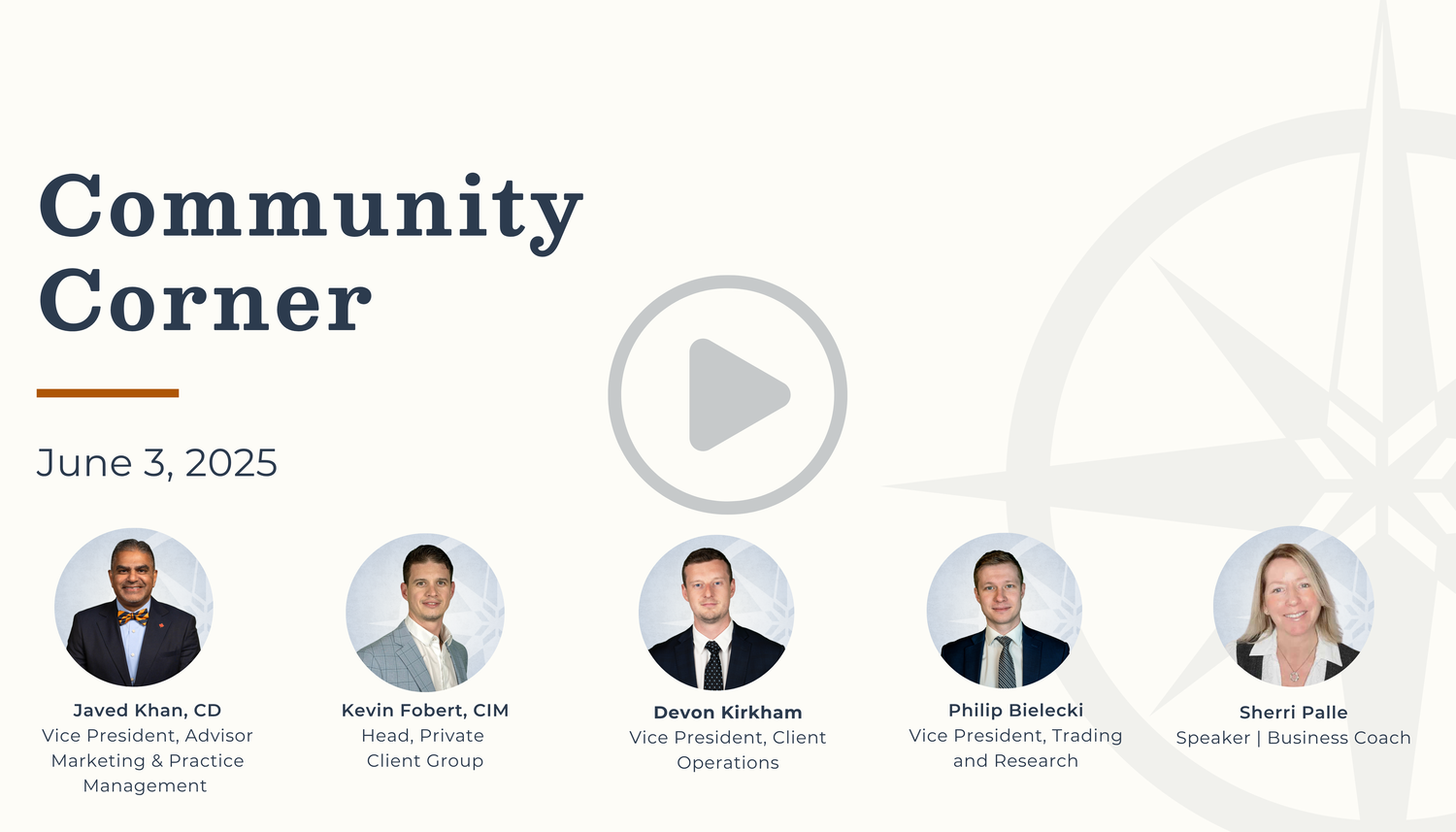 Community Corner Series Recap: June
