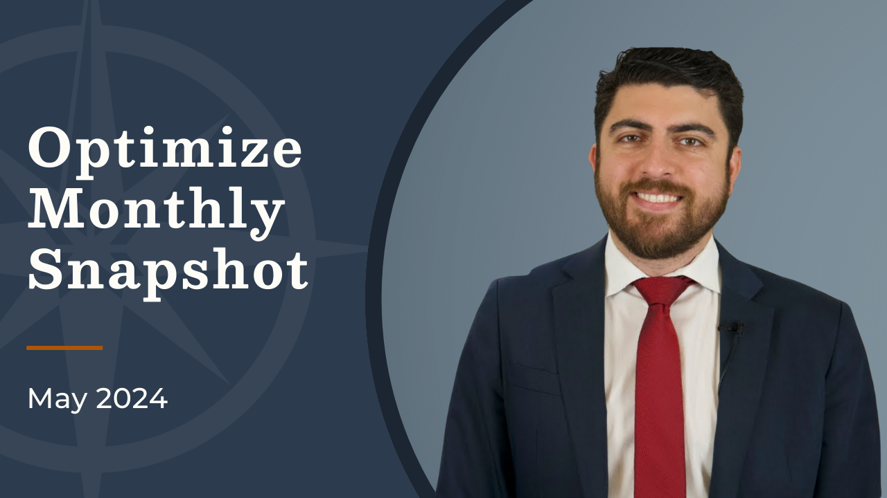 Optimize Monthly Snapshot | May 16, 2024